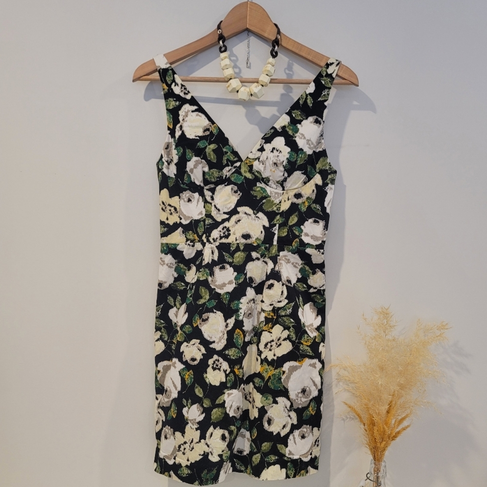 Bebe Floral Bustier Dress
